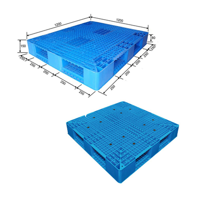 un'euro dimensione standard di 1200 x 1200 di millimetro pallet di plastica dell'HDPE resistente in porcellana